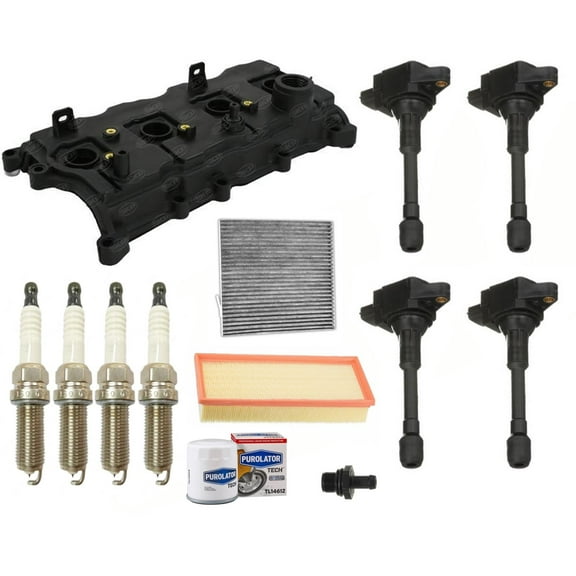 Ignition Coils Spark Plugs Valve Cover & Filters For Nissan Altima 2.5L 2007-12