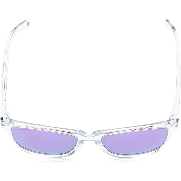 Oakley Frogskins OO9013-H7, Polished Clear Frame, Prizm Violet