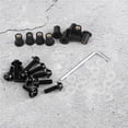 thumbnail image 3 of Motorcycle Windshield  Windscreen Nut Windscreen Washer Fairing Screen Fastener 10pcs Motorcycle Windshield  Nut Washers Universal Motorbike Fairing Mounting Kit, 3 of 8