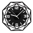thumbnail image 1 of Reloj de pared Espejo acrílico Reloj de pared con forma geométrica Práctico y hermoso Utilizado para la decoración de la pared de la sala de estar Dormitorio, 1 of 14