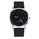 thumbnail image 2 of Relojes casuales de cuarzo para mujer Reloj de pulsera con esfera redonda de cuero minimalista (negro) Tmvgtek Para estrenar, 2 of 6