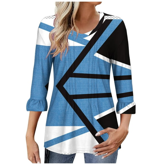 PuLe Women's Top Women's Fall Long Sleeve Tunic Tops for Leggings V-Neck Casual Blouse T-Shirt