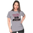 thumbnail image 3 of Retro This Mom Can Be A Bad Mutha Womens Slim Fit Graphic Tee Brisco Brands S, 3 of 5