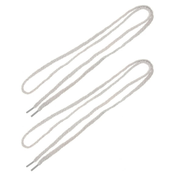 White Shoe Laces Outdoor Casual Accessory Sports Shoelaces for Sneakers Shoes Wide Shoestring Plush Replacement