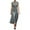 Gray, variant on Kaemgyyd Formal Dresses for Women Summer Sleeveless Ruched Work Dress High Waist Elegant Party Cocktail A-Line Flowy Dresses