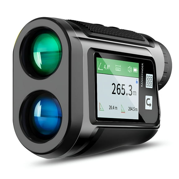 GJX Golfing Rangefinder Charging Hunting Range Finder with LCD Touch Screen Voice