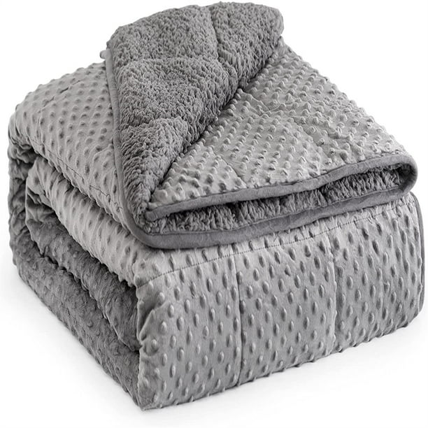 Sivio Sherpa Fleece Weighted Blanket for Adult 20lbs, Cozy Plush