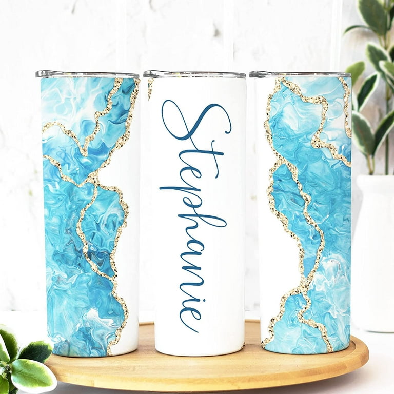 Ocean Breeze Tumbler (Plain or Personalized with your Name)