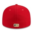 thumbnail image 4 of Men's New Era  Red Oakland Athletics 2023 Fourth of July Low Profile 59FIFTY Fitted Hat, 4 of 6