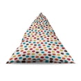 thumbnail image 4 of Polka Dots Lounger Chair Bag, Colorful Points on a Plain Backdrop, High Capacity Storage with Handle Container, Lounger Size, White Multicolor, by Ambesonne, 4 of 5