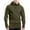 Army Green, variant on AnuYalue Men's Fleece Hooded Pullover Casual Quarter Zip Sweatshirts Long Sleeve Solid Color Sweatshirt Outdoor Workout Pullover