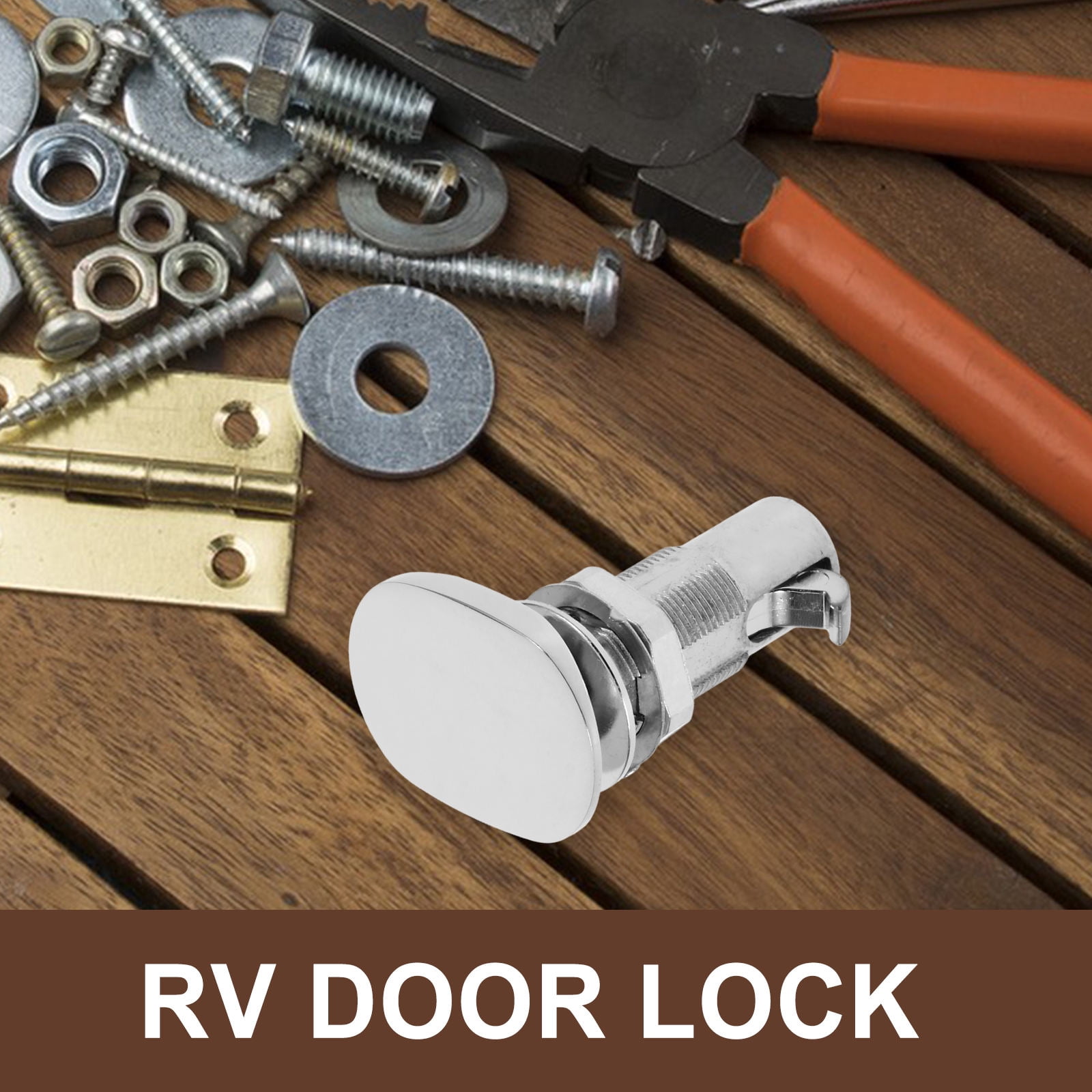 Masteelf Raindrops Camper Door Lock Replacement for Cabinet Desk Drawer and Rv Storage 1 Set