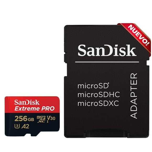 Memoria Micro SD 256GB Sandisk 200MB/s 4K SDSQXCD-256G-GN6MA