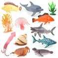 thumbnail image 4 of HZRSLY Colorful Sea Animal Figurines, Realistic Marine Life Models, Educational Ocean Creature Set, Decorative Underwater Themed Ornaments, 4 of 9