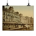 thumbnail image 2 of Print: The Beach And Hotels, Ostend, Belgium, circa 1890, 2 of 4