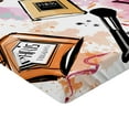 thumbnail image 2 of Ambesonne Fashion Fitted Sheet, Cosmetics Make up Theme, Queen Size, Multicolor, 2 of 3