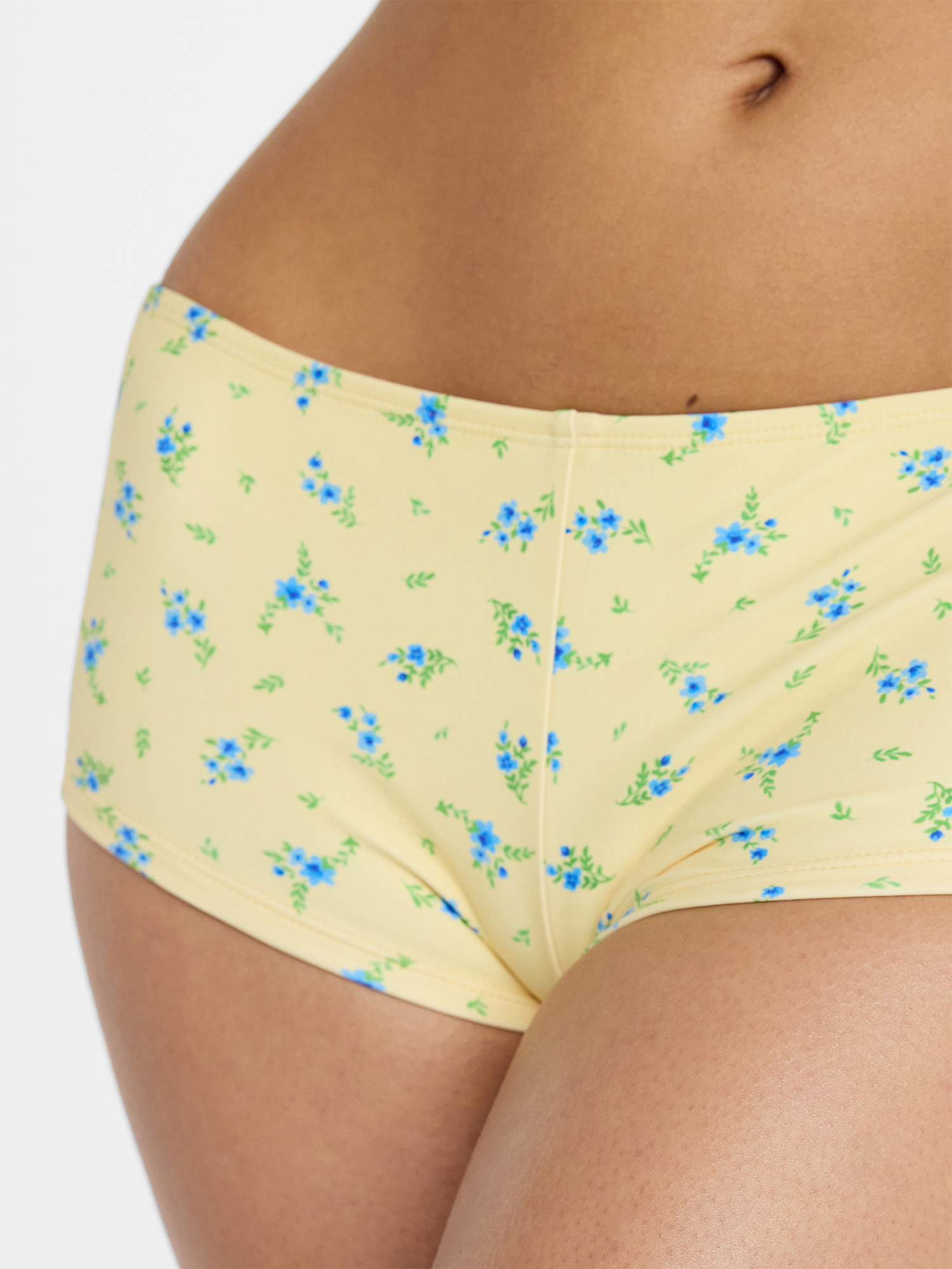 No Boundaries Boyshort Bikini Shorties, Women’s XXS-XXL