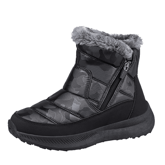 SKIUHS Womens Snow Boots Winter Shoes Slip On Ankle Booties Anti-Slip Water Resistant Fully Fur Lined Outdoor Sneakers