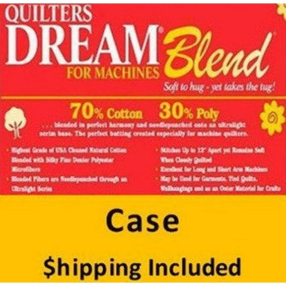 MTW Dream Blend for Machines Batting (Case(10), Twin 72 in x 93 in) shipping included*