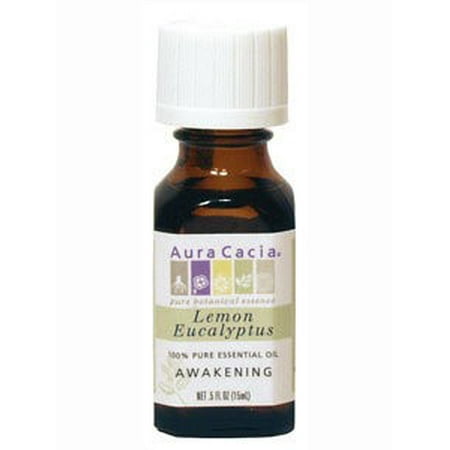 Aura Cacia Essential Oil, Lemon Eucalyptus, 0.5 Fl Oz