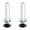 4mm-Transparent color, variant on Ear Stretching Set Glass Plugs Gauges with O Rings Single Expander Jewelry for Body Piercing Women and Men