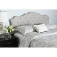 thumbnail image 6 of Baxton Studio Aurora Modern and Contemporary Greyish Beige Fabric Queen Size Headboard,Wholesale Interiors, 6 of 6
