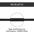 thumbnail image 3 of Endoto Shoelaces Replacement Flat Shoe Laces for Vans Skate Sneaker Shoes Old Skool(Color:Black,Size:58Inch), 3 of 6
