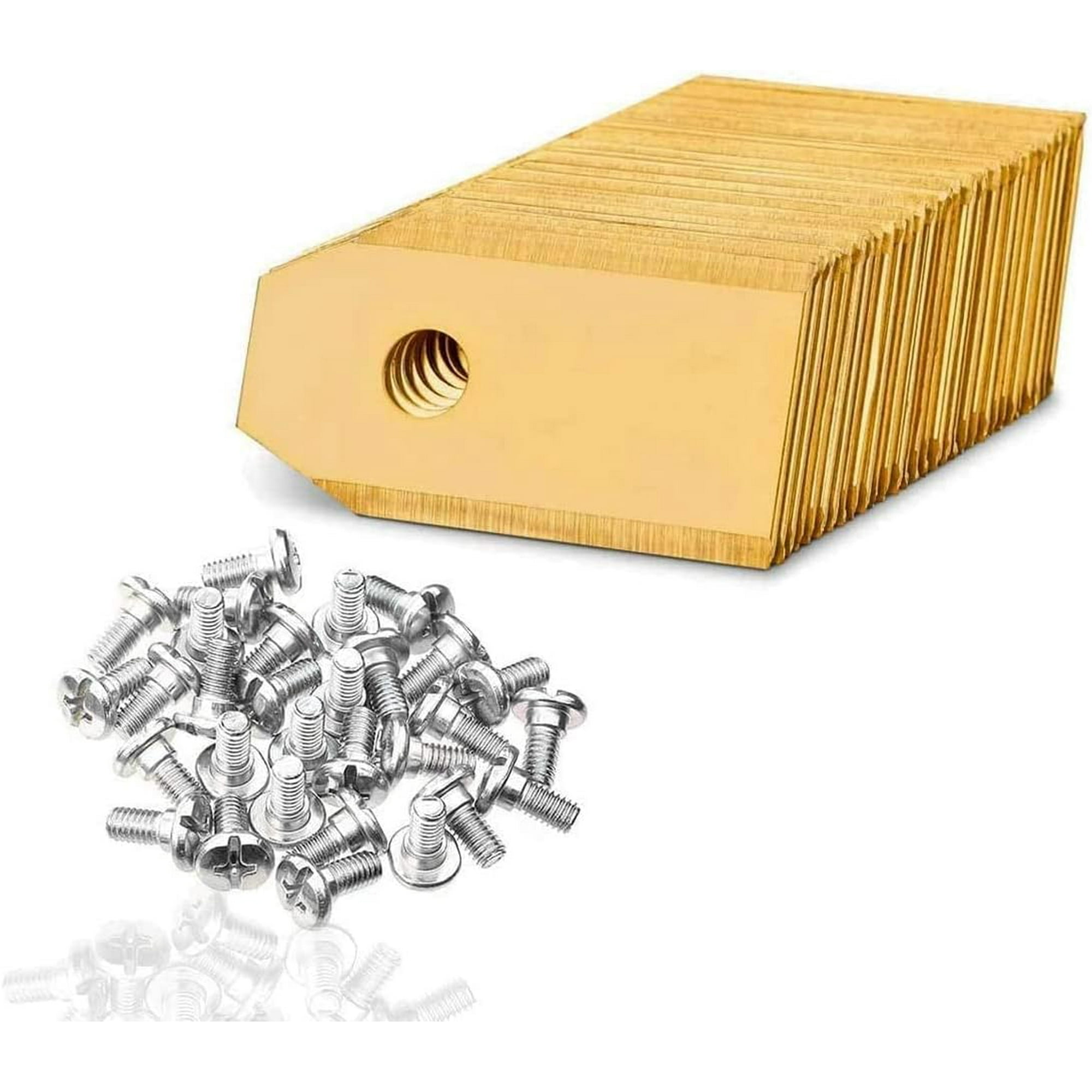 45 Pack Titanium Blades for All Husqvarna Automower Gardena Robot Lawn Mowers Replacement Blades with Screws Fits 105 310 315 320 420 430 x R40i etc Walmart