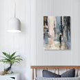 thumbnail image 3 of COMIO Blue and White Abstract Wall Art Texture Canvas Wall Art Modern Abstract Artwork for Living Room Abstract Blue Painting on Canvas Blue Grey White Canvas Minimalist Painting, 3 of 4