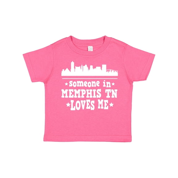 Inktastic Memphis Tennessee Someone Loves Me Skyline Boys or Girls Toddler T-Shirt