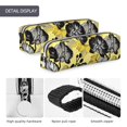 thumbnail image 4 of Yiaed Orchids Flowers Print Leather Pencil Case - Leather Pen Pencil Holder - Elegant & Practical Pencil Pouch for Work & Office, 4 of 7