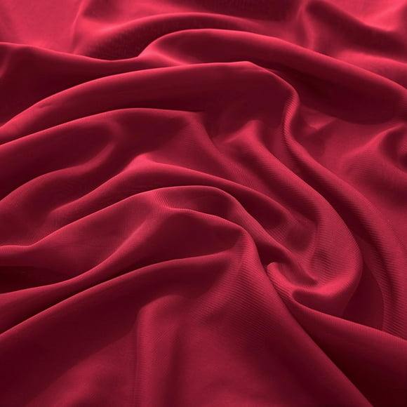 shiyou-Burgundy Chiffon Fabric, 60 Inch Wide, 1 Yard, Wedding Draping Fabric, Soft Chiffon Fabric for Wedding Arch Draping Backdrop, Party Decoration