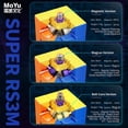 thumbnail image 2 of Speed Cube CuberShop Moyu Super RS3M 2022 3x3 sin pegatinas, 2 of 9