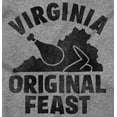 thumbnail image 2 of Funny Virginia Thanksgiving VA Turkey Unisex Plus Fleece Graphic Hoodie Brisco Brands 2X, 2 of 5
