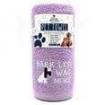thumbnail image 4 of Dan River Dog Towel pack of 1 Soft Absorbent and Fast Drying Cotton Pet Towel - Crocus Petal, 20x40 in, 4 of 6
