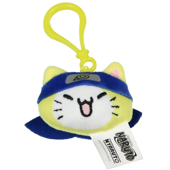 Nyaruto Shippuden Anime Manga Naruto Shinobi Cat Uzumaki Naruto The Big Nyaruto Series Plush Hook Clip-on Keychain