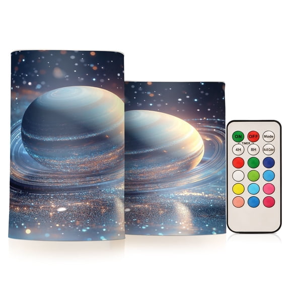 BZSMCE Flameless Candles LED Lights Celestial Serenity Creativity Battery Candles
