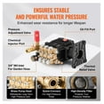thumbnail image 6 of Pressure Washer Pump 4300 PSI 4.4 GPM 1 Inch Shaft Horizontal Triplex Plunger Replacement - High Pressure Washer Pump for Simpson & More, 6 of 7