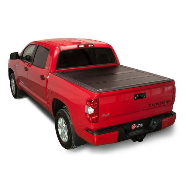 2007 2017 Toyota Tundra Hard Folding Tonneau Cover 6 6 Bed Bakflip Fibermax 1126410 Walmart Com Walmart Com