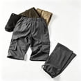 thumbnail image 6 of Men’s Lightweight Water Repellent Zip Off Hiking Pants, Stretch Straight Multi Pocket Travel Cargo Trousers, 6 of 8