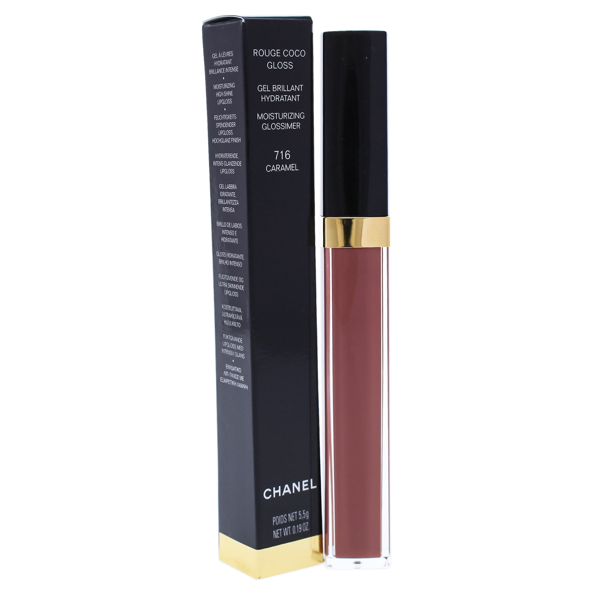 Coco Gloss Moisturizing Glossimer - # 716 Caramel by Chanel for Women - 0.19 oz Lip Gloss - Walmart.com