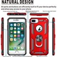 thumbnail image 3 of Funda para iPhone 8 Plus Folmeikat de 5.5" con anillo rojo, 3 of 7