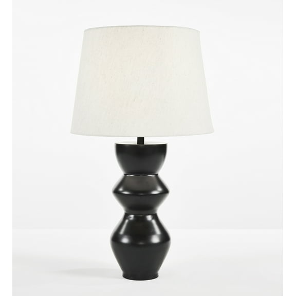 SAFAVIEH Noella 28 in. Classic Modern Table Lamp, Black