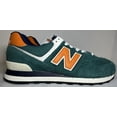 thumbnail image 2 of Size 9 - New Balance 574 Aqua Green Orange U574DI2 Men Classic, 2 of 6