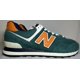 thumbnail image 2 of Size 9 - New Balance 574 Aqua Green Orange U574DI2 Men Classic, 2 of 5
