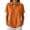 Orange, variant on cocolona Summer Collar Shirts for Women Lapel Short Sleeve Button Tops Dressy Casual Basic Loose Solid Color Blouses