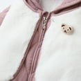 thumbnail image 5 of FYDUU Baby Girls Winter Coats Cute Jumpsuit Snowsuit Bodysuits Warm Outwear Toddler Long Sleeve One-Piece Romper Outfit Fashion Versatile, 5 of 9