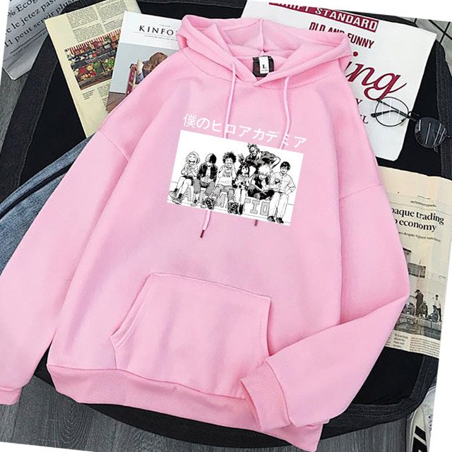 My Hero Academia Sudaderas Con Capucha De Los Hombres Kawaii Japonés Anime Sudadera Boku No Streetwear Unisex Himiko Toga Masculino