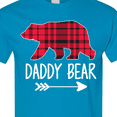 thumbnail image 4 of Inktastic Plaid Daddy Bear with Arrow T-Shirt, 4 of 5