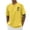 Yellow, variant on Mens Tshirts Casual Graphic Print Short Sleeve Crew Neck Summer Beach Basic Tee Shirt Black L